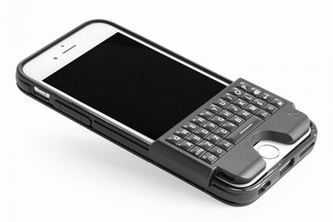 リンクス、iPhone 6/6sに装着できるQWERTYキーボード発売