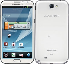 「docomo NEXT series GALAXY Note II SC-02E」Marble White（画像：NTTドコモ）