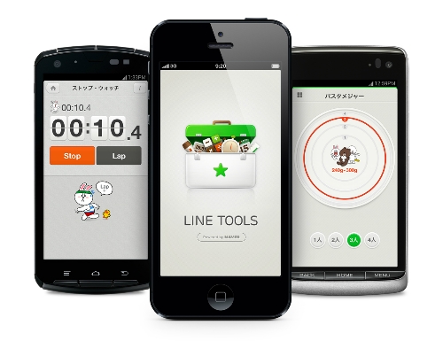 「LINE Tools」イメージ（画像：NHN Japan）