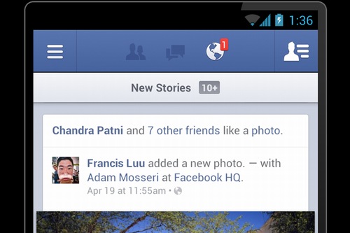 Facebook、Androidアプリを高速化　写真・タイムラインの表示時間は1/2に