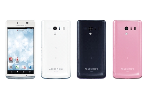 「docomo with series AQUOS PHONE EX SH-04E」（画像：シャープ）