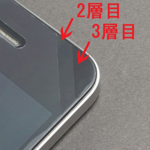 【上海問屋】iPhone4/4S用　汚れたら剥がすだけの3層構造　他、液晶保護フィルム各種　販売開始