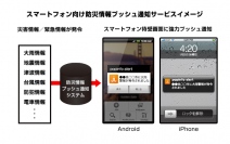 防災情報のスマートフォン向けプッシュ通知サービスを開始－アイリッジ