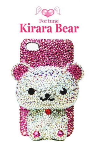 iPhone用3Dケース「Fortune Kirara Bear」の販売開始　～幸せを呼ぶキラキラのクマ　キララベア～