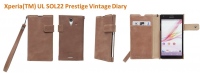 Xperia(TM) UL SOL22 Prestige Vintage Diary