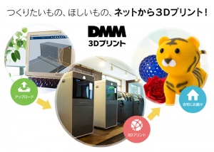 高性能３Ｄプリンターでクリエイターの「ものづくり」を支援する３Ｄプリントサービス「ＤＭＭ ３Ｄプリント」を海外サービスと同等価格を目指しての提供を開始！