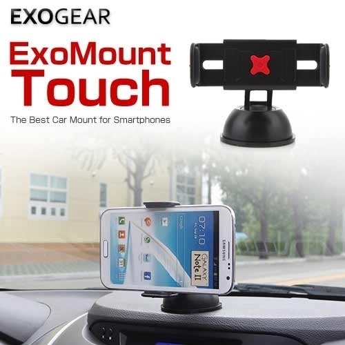 ワンタッチ取付型 車載スマートフォンホルダー「ExoMount Touch」、EXOGEARより10月15日に発売！