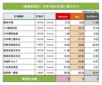 調査結果2 買い物スポット