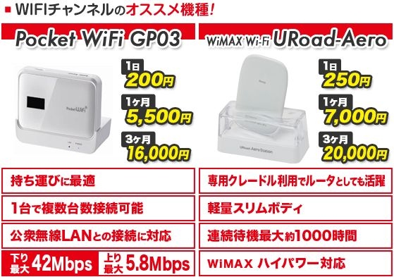 年間契約不要で短期間でもレンタルできるネット回線「wifiチャンネル」が2014年8月20日よりスタート！