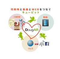 格安AR動画作成サービス「DougAR」9月17日に開始　～ 低価格＆スピーディー！印刷物と動画とWEBをつなぐキューピット ～