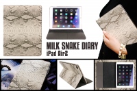 GAZE iPad Air 2 Milk Snake Diary