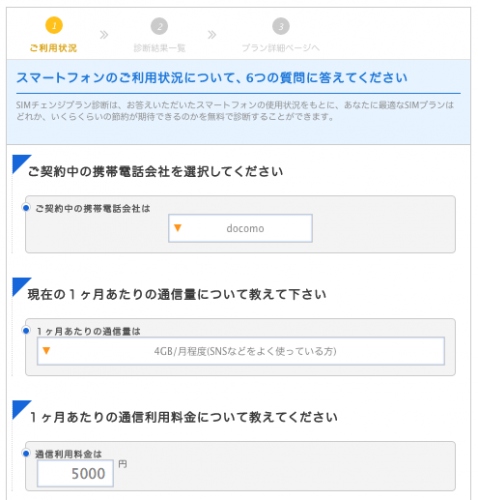 SIMプラン比較サイト「SIMチェンジ」β版を公開　170以上のSIMプランの中から利用者にとって最適なプランの無料診断が可能