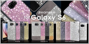 dreamplus Galaxy S6 クリスタルラインストーンケース