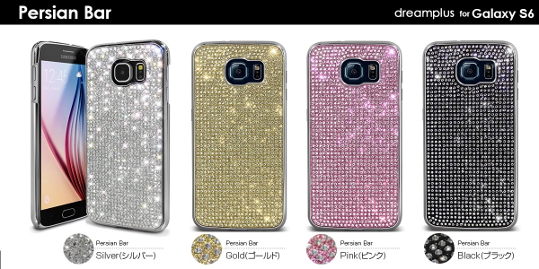 dreamplus、Galaxy S6用クリスタルラインストーンケース発売