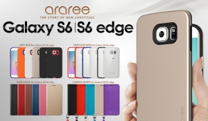 araree、スタイリッシュなGalaxy S6 / Galaxy S6 edge ケース発売