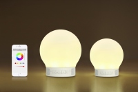 スマホでも操作可能！Bluetoothスピーカー搭載の6色に輝くLEDランプ「Smart Lamp Speaker」6月1日発売