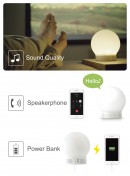 スマホでも操作可能！Bluetoothスピーカー搭載の6色に輝くLEDランプ「Smart Lamp Speaker」6月1日発売