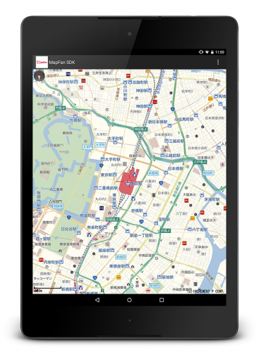 オフライン地図アプリ開発キット「MapFan SDK」Android版をバージョンアップ64bitに対応し、最新版Android 5.0でも開発が可能に