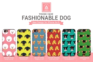 DPARKS iPhone6sケース Fashionable Dogシリーズ