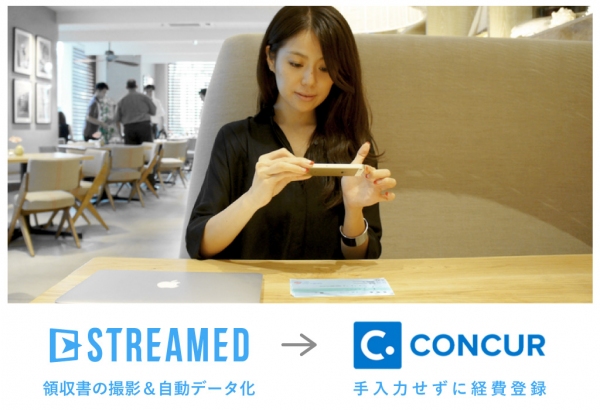 自動経費精算アプリ「STREAMED」とクラウド型経費精算システム「Concur Travel & Expense」の連携を開始