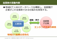 ニアショア開発を推進する「一般社団法人地域ICT人材データベース」を設立　～青森、新潟、長野、島根など、全国の地域IT企業と連携～