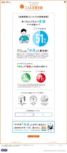 スマホ災難の多い年末に向けてあなたのリスクを診断「ぼくとわたしのスマホ災難診断」をWEBサイトにて提供開始！