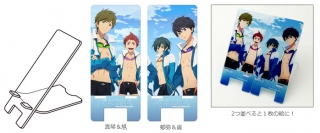 アニメ『映画 ハイ☆スピード！-Free! Starting Days-』のキャラを印刷したスマホスタンド&パスケースが新登場！