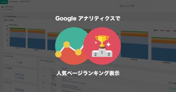 Google アナリティクスを利用した人気ページランキング表示サービス Ranklet [ランクレット] 開始40日間でランキング表示回数500万回に到達