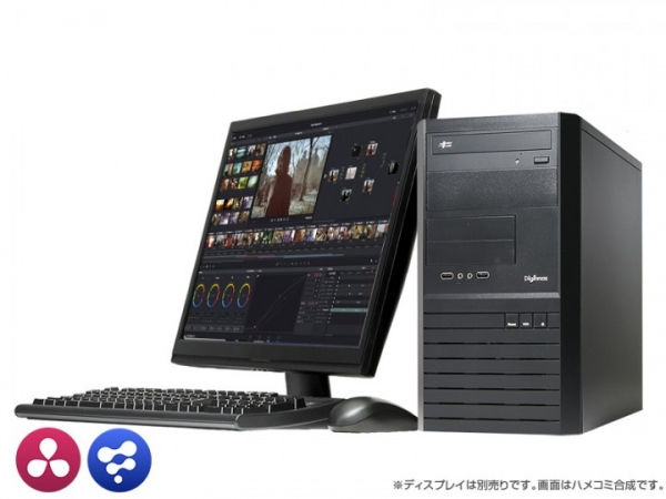 【ドスパラ・サードウェーブデジノス】Blackmagic Design社 監修の専用パソコン 4モデルの販売を開始