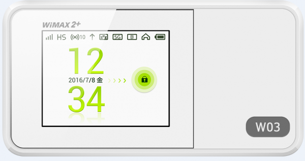 WiMAX 2＋ / 4G LTE対応のモバイルWi-Fiルーター『Speed Wi-Fi NEXT W03』6月7日(火)に発売　～Link Lifeより、au史上最速の受信最大370Mbps対応～