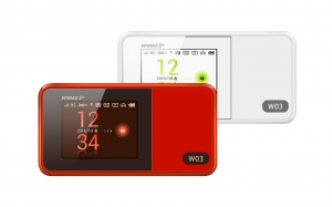 WiMAX 2＋ / 4G LTE対応のモバイルWi-Fiルーター『Speed Wi-Fi NEXT W03』6月7日(火)に発売　～Link Lifeより、au史上最速の受信最大370Mbps対応～