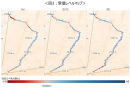 図3：受信レベルマップ