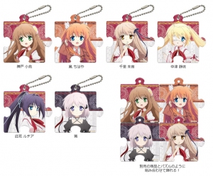 アニメ『REWRITE（リライト）』のキャラを印刷したパズル型チャーム&缶バッジが新登場！