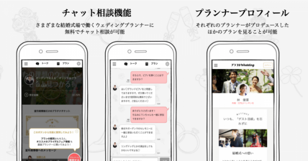 プラコレWeddingが独自機能を無料で貸し出し！「ウェディングレポート」や「チャット相談機能」でホームページのコンテンツ充実化をお手伝い！