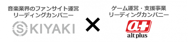 ファンクラブ・ファンサイト運営業界大手SKIYAKI×ゲーム運営オルトプラス新事業「ゲームファンクラブ」開始