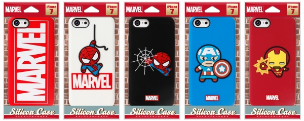 MARVELヒーローデザインのiPhone 7用ケース