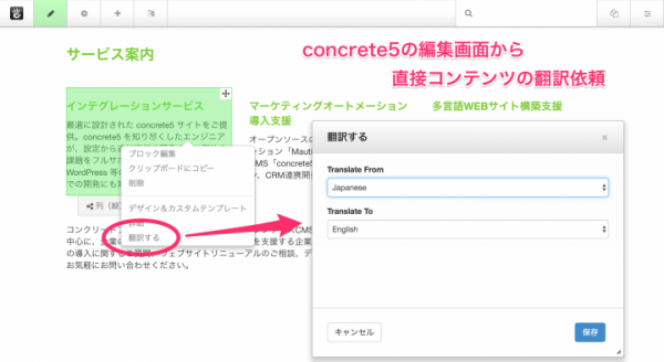 多言語Webサイトの構築・運用コストを削減。オンライン翻訳の八楽との業務提携で『concrete5多言語CMSソリューション』を提供開始