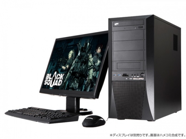 GALLERIA ゲーム推奨パソコンに「BLACK SQUAD」推奨モデルが登場　ご購入者様特典付き