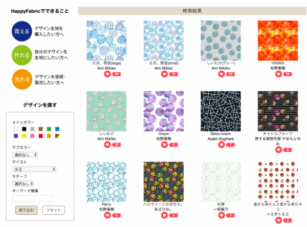 オリジナルファブリック・プリントのウェブサービス「HappyFabric」は、オープンから一周年の大幅サイトリニューアルを記念し、キャンペーンを実施！