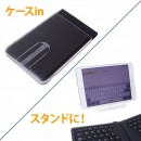 【上海問屋限定販売】モバイル用キーボード選びの外せないポイントを全て投入　Bluetooth接続 二つ折キーボード (スタンド型ケース付)　販売開始