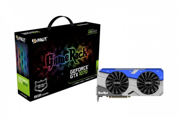 Palit(R)製グラフィックカードの新製品『GeForce(R) GTX 1070 GameRock Premium Edition』を発売