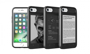 初回入荷分完売！背面をセカンドスクリーンとして利用できるiPhone7用ケース「InkCase i7(iPhone用)」ご好評につき追加販売が決定！