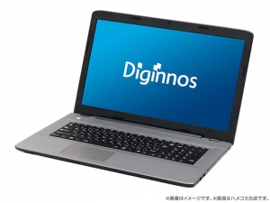 最新 第8世代 インテル(R) Core(TM) プロセッサー搭載 17インチサイズノートPC『Diginnos Critea VF-AGKR』を販売開始