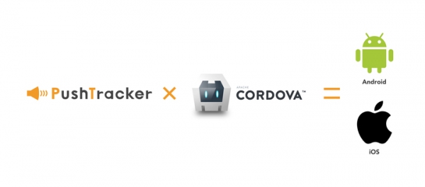 プッシュ通知ASP「PushTracker」が、アプリ開発用フレームワーク「Apache Cordova」に対応