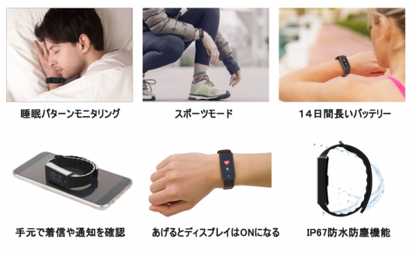 【OmniBand HR+と共にフィットネスや健康管理をレベルアップ】好評につき、再入荷しました。只今1000円引きで、2980円手に入れるチャンス！5月末まで