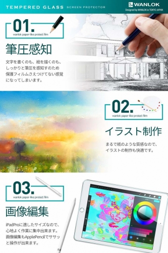 「iPad 9.7インチ対応」“最高級の描き心地・滑り心地”を実現した液晶保護フィルム（透明版）をamazon.co.jpにて大好評販売中。新生活買替えの方必見