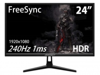 JAPANNEXTが24型1920×1080FHD 240Hz1ms FreeSync対応 TN系パネルゲーミングモニター「JN-24GT240FHDR」を発表