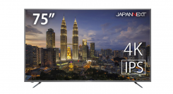 JAPANNEXTが75型4K液晶モニターHDMI 2.0 HDCP2.2 60Hz IPSパネル「JN-IPS7500TUHD」を5月25日に新発売！