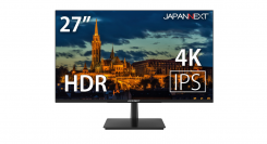 JAPANNEXTが27型4K 60Hz HDR対応FreeSync IPSパネル採用の 液晶モニター「JN-IPS2704UHDR」を8月31日に新発売！