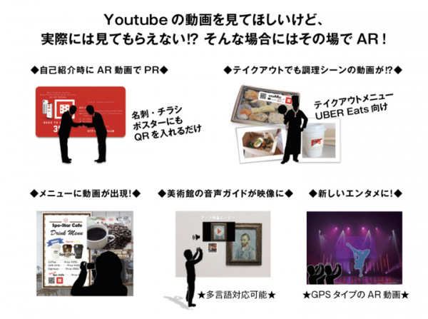 「WEB-AR」のトライアルを開始！ その場で手軽に動画を出現